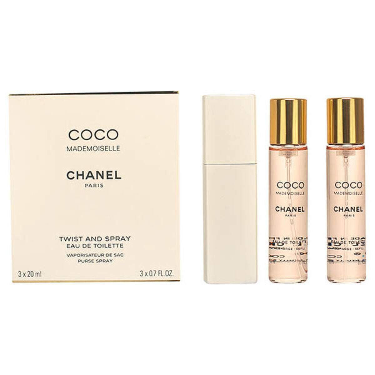 Set mit Damenparfüm Chanel Twist & Spray Coco Mademoiselle 3 Stücke