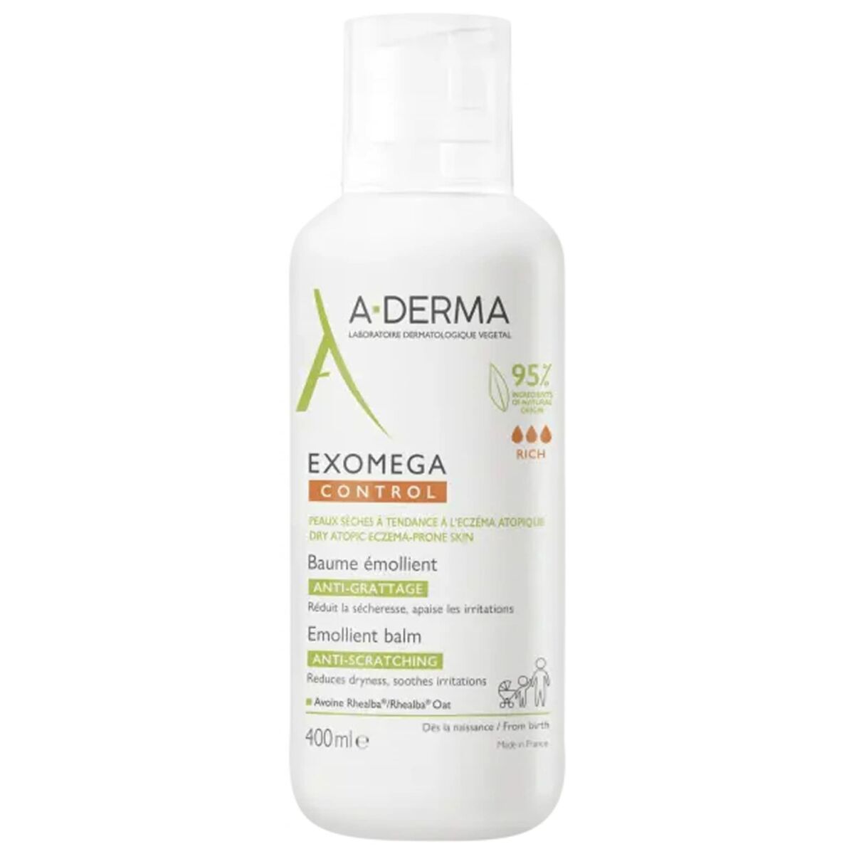 Relaxing Body Emulsion A-Derma Exomega Control Baume Balsam