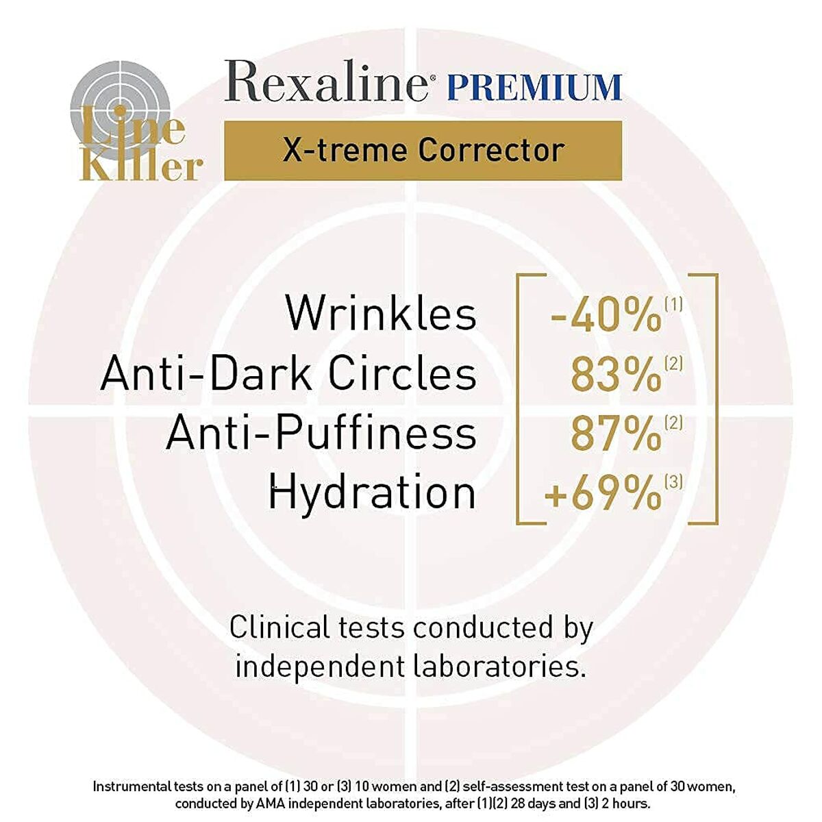 Crema Antiedad para Contorno de Ojos Premium Line Killer X Treme Rexaline 15 ml