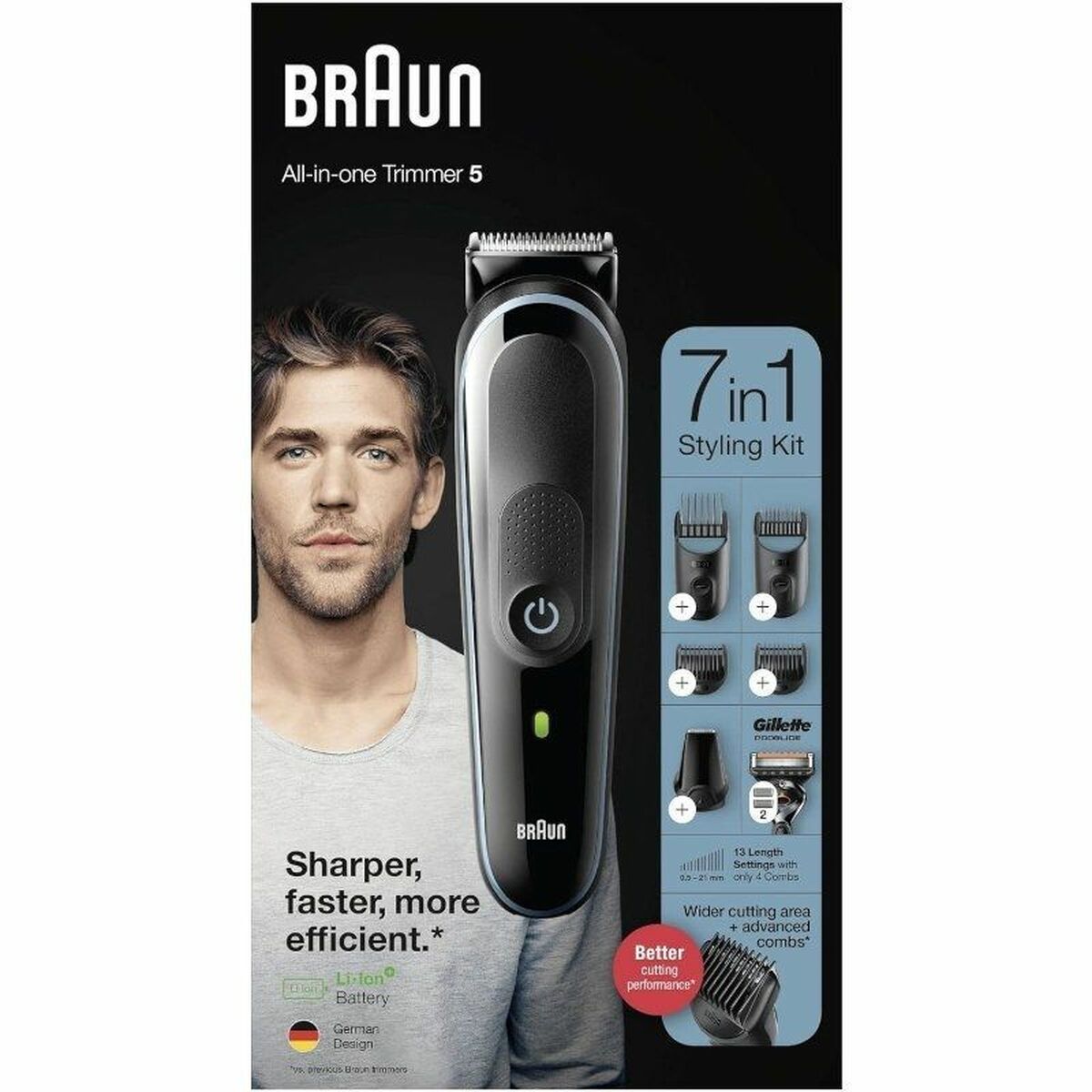 Hair Clippers Braun MGK 5345