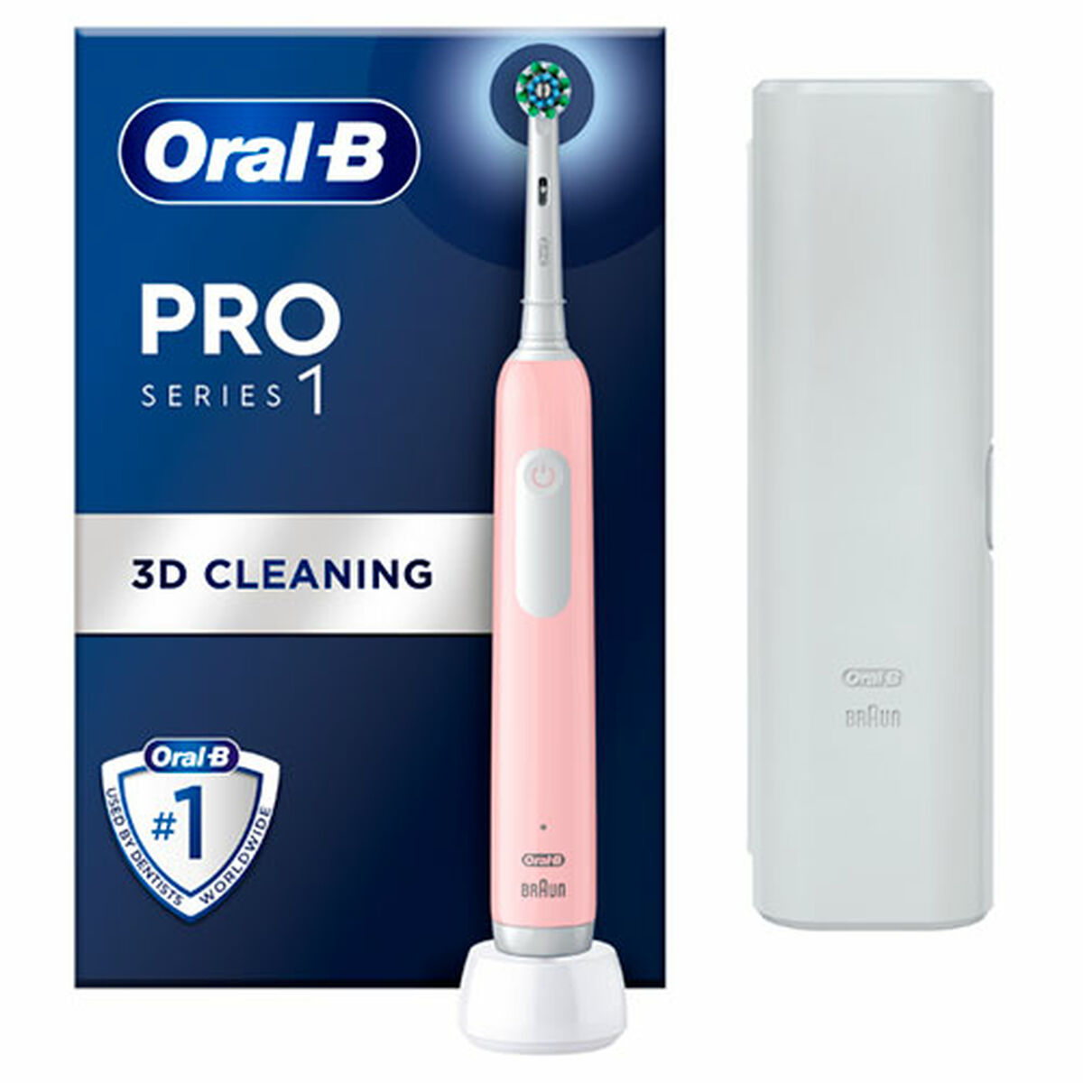 Elektrische Zahnbürste Oral-B Pro 1 Rosa
