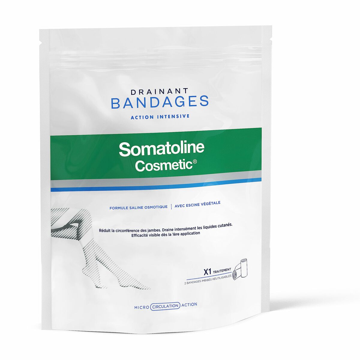 Lait corporel Somatoline Drainants Réducteur (2 uds)