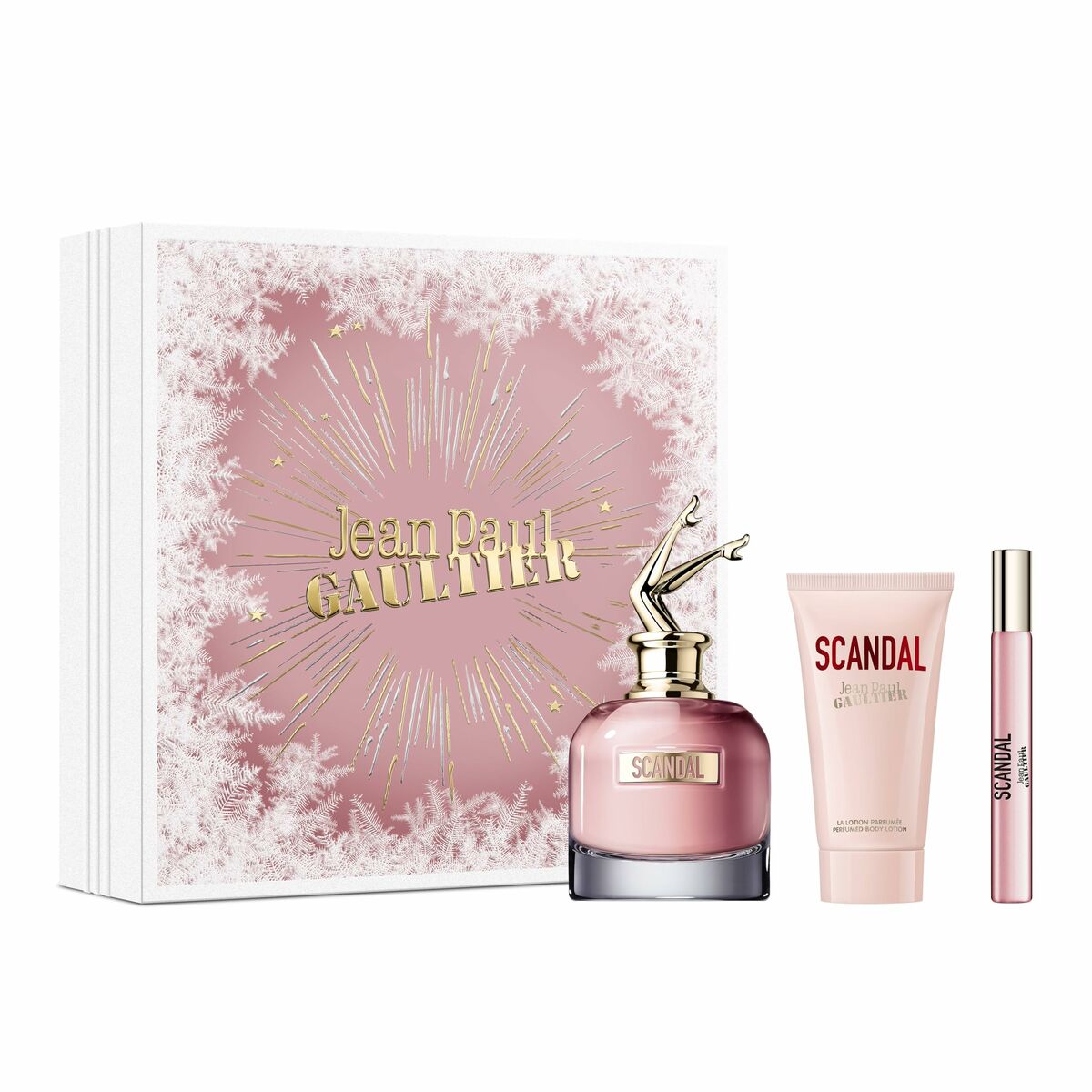 Women's Perfume Set Jean Paul Gaultier Scandal EDP 3 Pieces
