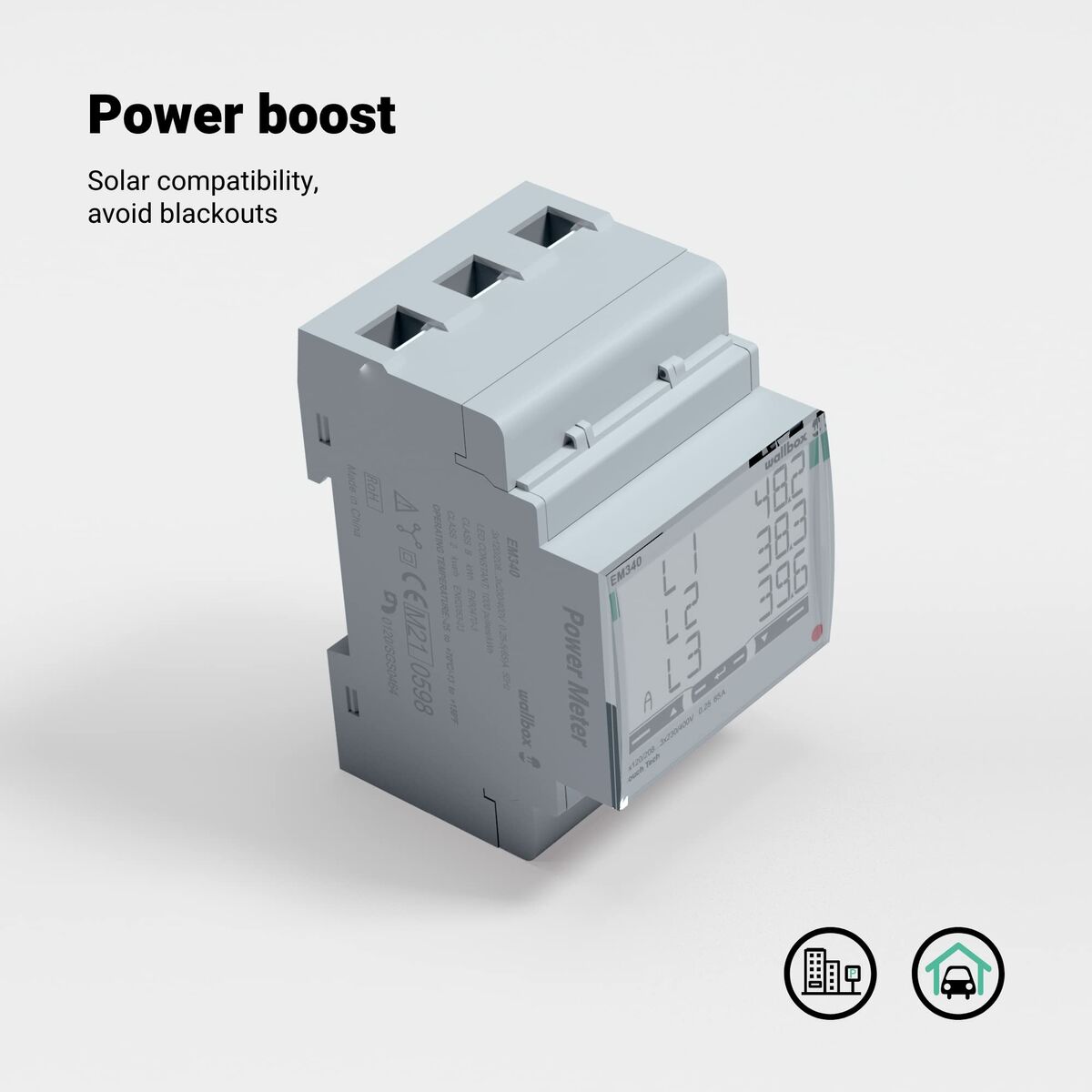 Leistungsdämpfer Power Boost Wallbox 65A/EM340