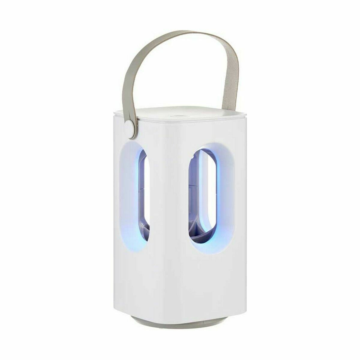 Lámpara Antimosquitos Recargable con LED 2 en 1 Blanco ABS (6 Unidades)